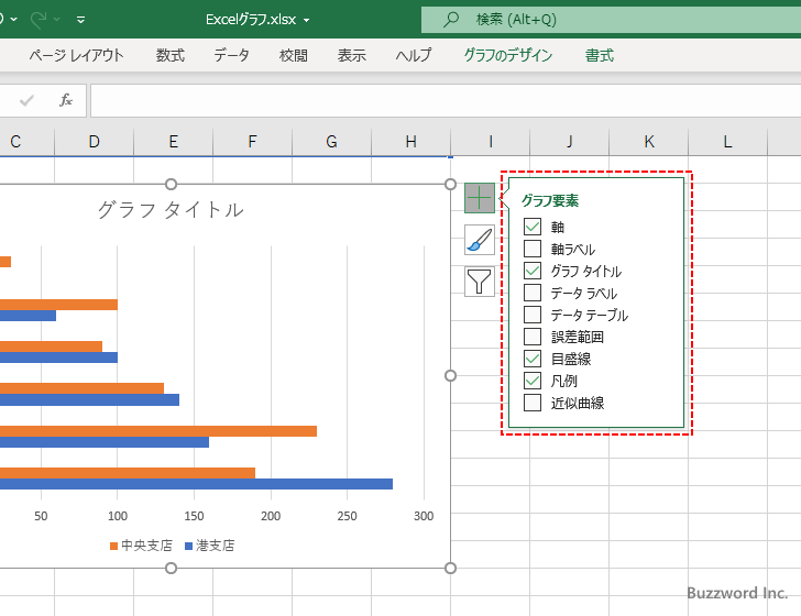 グラフの基本的な作成手順(7)