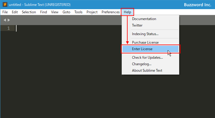 Sublime Textのライセンス購入の手順(9)